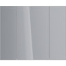 Шкаф зеркальный LEMARK UNIVERSAL 100х80 см 3-х дверный, цвет корпуса белый глянец LM100ZS-U